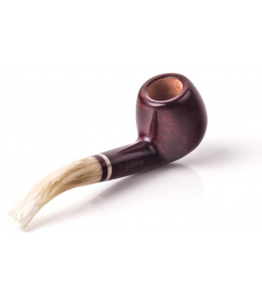 SAVINELLI MENTA MODEL 636 SMOOTH BURGUNDY 9mm πίπα καπνού κυρτή - P339LBX-9