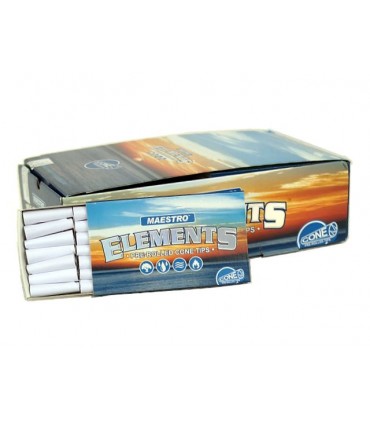 Τζιβάνες Elements Pre Rolled Cone Tips Προτυλιγμένες Κωνικές με 21 Τεμάχια - 20 Πακετάκια