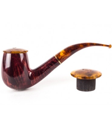 SAVINELLI TORTUGA 606 SMOOTH KS  9mm πίπα καπνού κυρτή