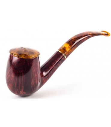 SAVINELLI TORTUGA 606 SMOOTH KS  9mm πίπα καπνού κυρτή