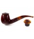 SAVINELLI TORTUGA LISCIA MODEL 626 SMOOTH 9mm πίπα καπνού κυρτή - P193L**9