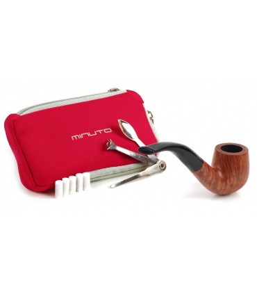 SAVINELLI MINUTO 609 SMOOTH (mini) πίπα καπνού κυρτή - P249LC**