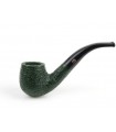 SAVINELLI MINUTO 609 RUSTICATA VERDE GREEN (mini) πίπα καπνού κυρτή - P249Z*V*