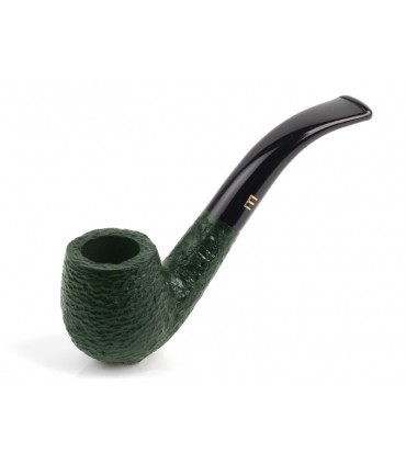 SAVINELLI MINUTO 609 RUSTICATA VERDE GREEN (mini) πίπα καπνού κυρτή - P249Z*V*