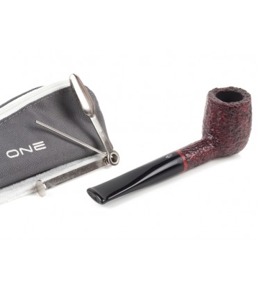 SAVINELLI ONE RUSTIC DARK BROWN 106 (Cod.P360Z) 9mm πίπα καπνού ίσια