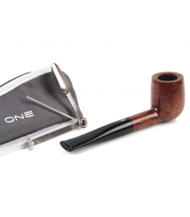 SAVINELLI ONE  SMOOTH BROWN 106 (Cod.P360LMC-9) 9mm πίπα καπνού ίσια