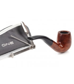 SAVINELLI ONE SMOOTH BROWN MODEL 601 9mm (P360LMC9) πίπα καπνού κυρτή