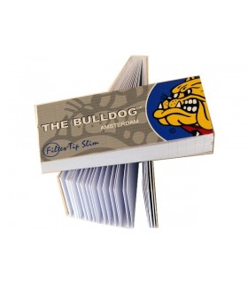 Τζιβάνες The Bulldog Filter Tip Slim Silver με 33 φύλλα - 50 Πακετάκια