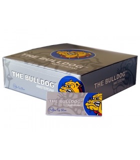 Τζιβάνες The Bulldog Filter Tip Slim Silver με 33 φύλλα - 50 Πακετάκια