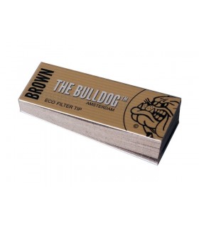 Τζιβάνες The Bulldog Filter Tip Eco Brown με 33 φύλλα - 50 Πακετάκια