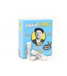 Φίλτρο του παππού 46000-027 Ενεργού Άνθρακα 7mm SLIM  - 40τεμ - 1 πακετάκι