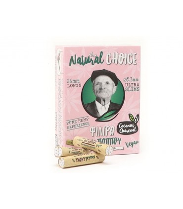 Φίλτρο του παππού 46000-025 Ενεργού Άνθρακα 5.3mm Ultra Slim - 40τεμ - 1 πακετάκι