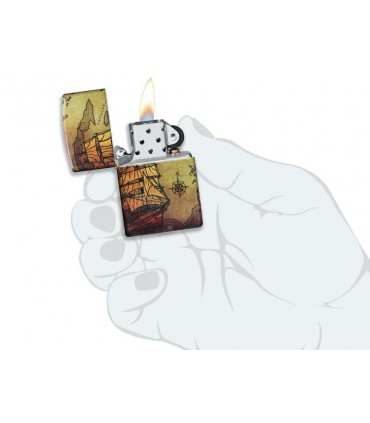 Αναπτήρας ZIPPO 49355 PIRATE SHIP DESIGN