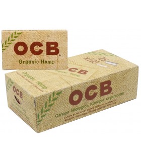OCB ORGANIC HEMP DOUBLE 100 ΑΚΑΤΕΡΓΑΣΤΑ ΧΑΡΤΑΚΙΑ ΣΤΡΙΦΤΟΥ (ΚΟΥΤΙ 25 ΤΕΜ)