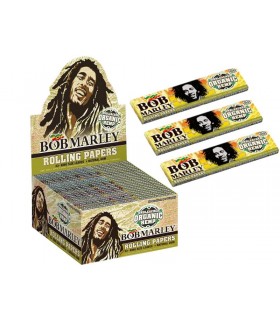 Χαρτάκια στριφτού Bob Marley King Size Unbleached Organic Hemp