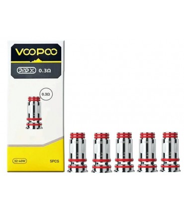 Voopoo PnP X 0.3ohm COILS για pnp X tank (5 αντιστάσεις)