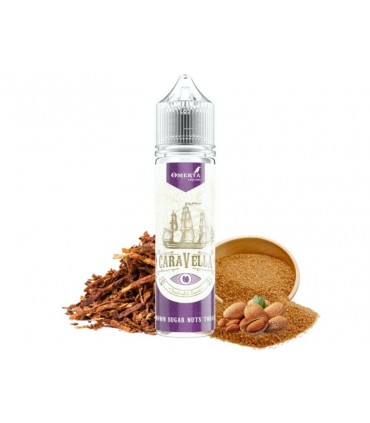 OMERTA Shake And Vape CARAVELLA BROWN SUGAR NUTS TOBACCO 60ml (καπνικό με καστανή ζάχαρη και ξηρούς καρπούς)