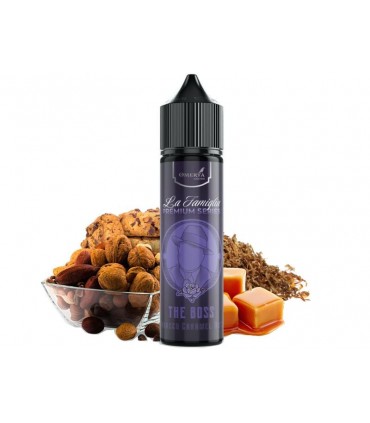 OMERTA Shake And Vape LA FAMIGLIA THE BOSS  20/60ml (καπνικό με μπισκότο, καραμέλα και ξηρούς καρπούς)