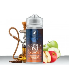 OMERTA Shake And Vape GUSTO SHISHA DOUBLE APPLE 20/120ml (ναργιλέ με πράσινο και κόκκινο μήλο)