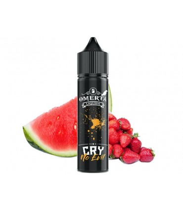 OMERTA Shake And Vape CRY NO EVIL 20/60ml (καρπούζι και σταφύλι)