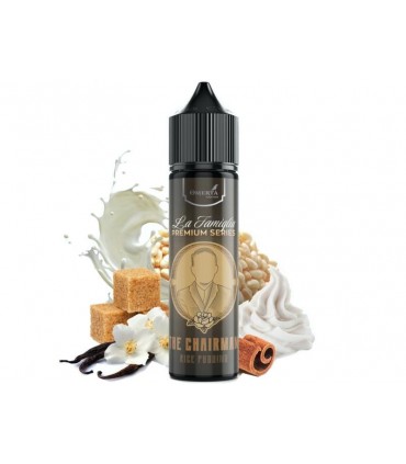 OMERTA Shake And Vape LA FAMIGLIA THE CHAIRMAN 60ml (πουτίγκα ρυζιού με κρέμα, κανέλα και καστανή ζάχαρη)