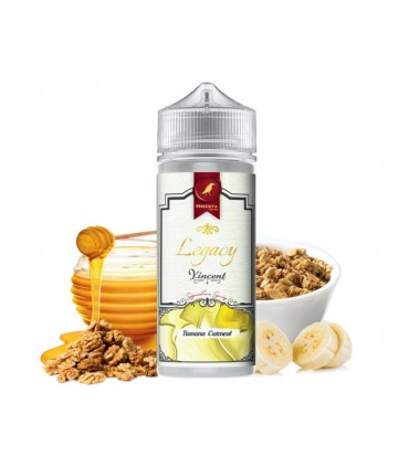 OMERTA Shake And Vape LEGACY VINCENT banana calmed 30/120ml (δημητριακά με μπανάνα, μέλι και καρύδια)