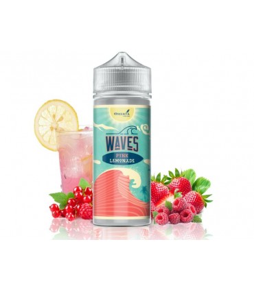 OMERTA Shake And Vape WAVES PINK LEMONADE 30/120ml (χυμός φράουλας με λεμόνι και μούρα)