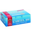 Τσιγαροσωλήνες Cartel Carbon Filter των 100 με Ενεργό Άνθρακα - άδεια τσιγάρα - 1 Πακέτο