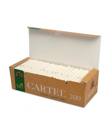 Τσιγαροσωλήνες Cartel Bio των 200 Ακατέργαστα - άδεια τσιγάρα - 1 Πακέτο