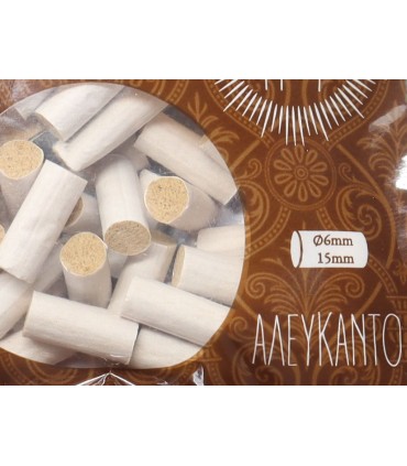 ΣΕΡΤΙΚΟ 135 ΑΛΕΥΚΑΝΤΟ SLIM 6mm 51160 σε σακουλάκι και δώρο χαρτάκια (ΚΟΥΤΙ 34 ΤΕΜ)