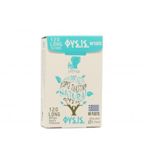Φιλτράκια Πυθία ΦΥΣΙΣ LONG 120 ULTRA SLIM 5.7mm Ακατέργαστο Χωρίς Πλαστικό - 1 πακετάκι