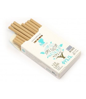 Φιλτράκια Πυθία ΦΥΣΙΣ LONG 120 ULTRA SLIM 5.7mm Ακατέργαστο Χωρίς Πλαστικό - 1 πακετάκι