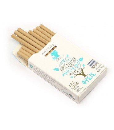 Φιλτράκια Πυθία ΦΥΣΙΣ LONG 120 ULTRA SLIM 5.7mm Ακατέργαστο Χωρίς Πλαστικό - 1 πακετάκι