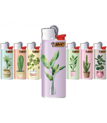 Αναπτήρες Bic Mini COOL PLANT J25 slv (8 τεμάχια)