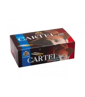 Τσιγαροσωλήνες Cartel Filtered Cigarette Tubes King Size των 100 - άδεια τσιγάρα - 1 Πακέτο