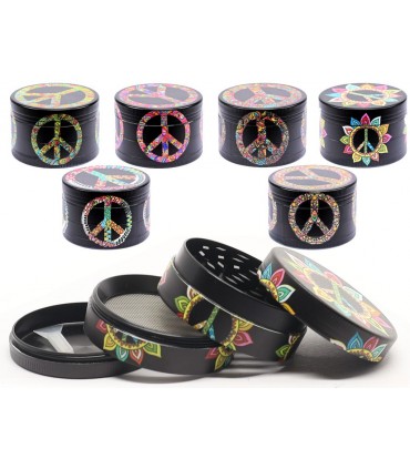 ATOMIC Metal Grinder PEACE 52mm 4 Parts 0212578