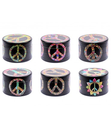 ATOMIC Metal Grinder PEACE 52mm 4 Parts 0212578