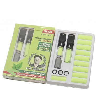Πίπα τσιγάρου του παππού 42907-211 SLIM (6mm, 6.4mm) - 1 Πακετάκι