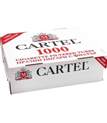 Τσιγαροσωλήνες Cartel Filtered Cigarette Tubes King Size των 1000 - άδεια τσιγάρα - 1 Πακέτο