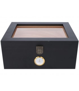 ΥΓΡΑΝΤΗΡΑΣ ΜΑΥΡΗ ΛΑΚΑ PINE WOOD ΜΕ ΒΙΤΡΙΝΑ 661-8114 ΓΙΑ 35- 45 ΠΟΥΡΑ