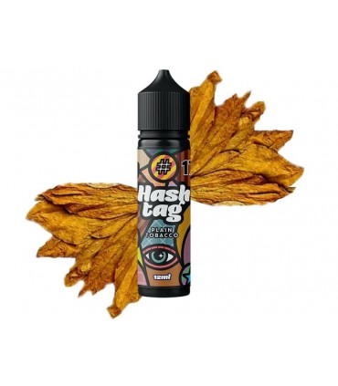 HASHTAG FLAVORSHOTS PLAIN TOBACCO 17 Shake and Vape 12/60ML (καπνικό)