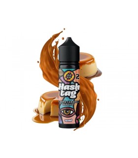 HASHTAG FLAVORSHOTS CREME CARAMEL BANQUET 23 Shake and Vape 12/60ML (κρέμα και καραμέλα)