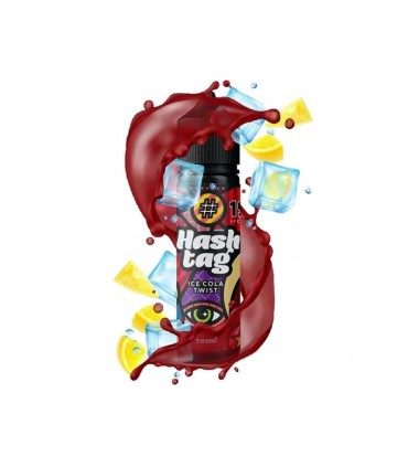 HASHTAG FLAVORSHOTS COLA TWIST ICE 19 Shake and Vape 12/60ML (κόλα με λεμόνι και πάγο)
