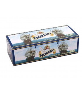Τσιγαροσωλήνες Moreno Filtered Cigarette Tubes των 200 - άδεια τσιγάρα - 1 Πακέτο