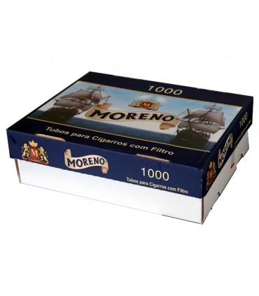 Τσιγαροσωλήνες Moreno Filtered Cigarette Tubes των 1000 - άδεια τσιγάρα - 1 Πακέτο