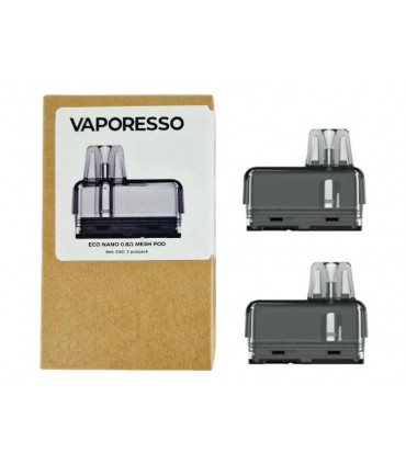 VAPORESSO ECO NANO Cartridge 6ml - with 0.8ohm coil (2 Ανταλλακτικά)