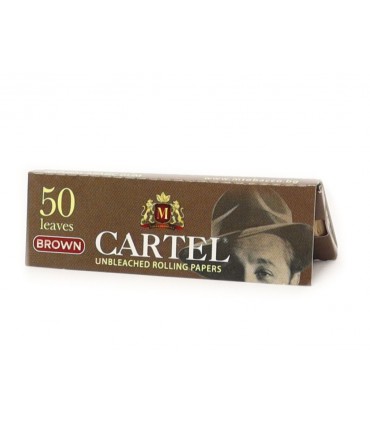 CARTEL BROWN UNBLEACHED ΑΚΑΤΕΡΓΑΣΤΟ 50 ΧΑΡΤΑΚΙΑ ΣΤΡΙΦΤΟΥ - 1 πακετάκι