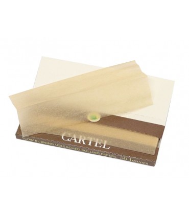 CARTEL BROWN UNBLEACHED ΑΚΑΤΕΡΓΑΣΤΟ 50 ΧΑΡΤΑΚΙΑ ΣΤΡΙΦΤΟΥ - 1 πακετάκι