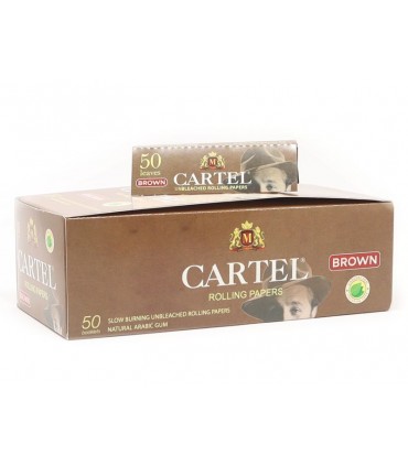 CARTEL BROWN UNBLEACHED ΑΚΑΤΕΡΓΑΣΤΟ 50 ΧΑΡΤΑΚΙΑ ΣΤΡΙΦΤΟΥ (ΚΟΥΤΙ 50 ΤΕΜ)