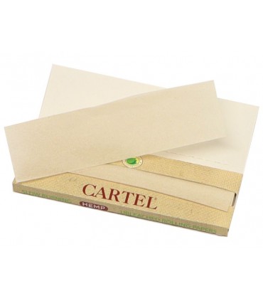 CARTEL HEMP UNBLEACHED ΑΚΑΤΕΡΓΑΣΤΟ 50  ΧΑΡΤΑΚΙΑ ΣΤΡΙΦΤΟΥ - 1 πακετάκι